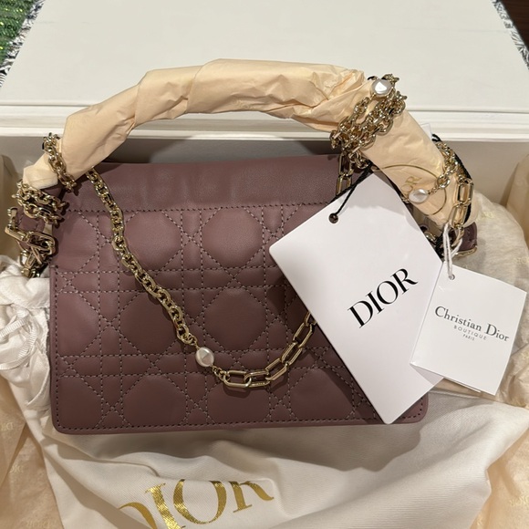 Lady Dior Pouch Lambskin Pink Peony very rare - Picture 8 of 13